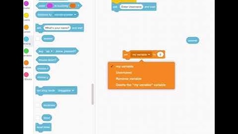 How To Make A Username Option In Scratch