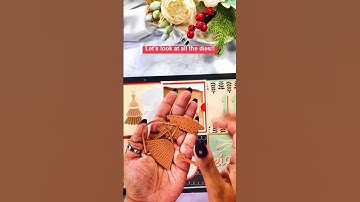 Day 1 of the 12 Days of Stitching Advent Calendar by Spellbinders 2023