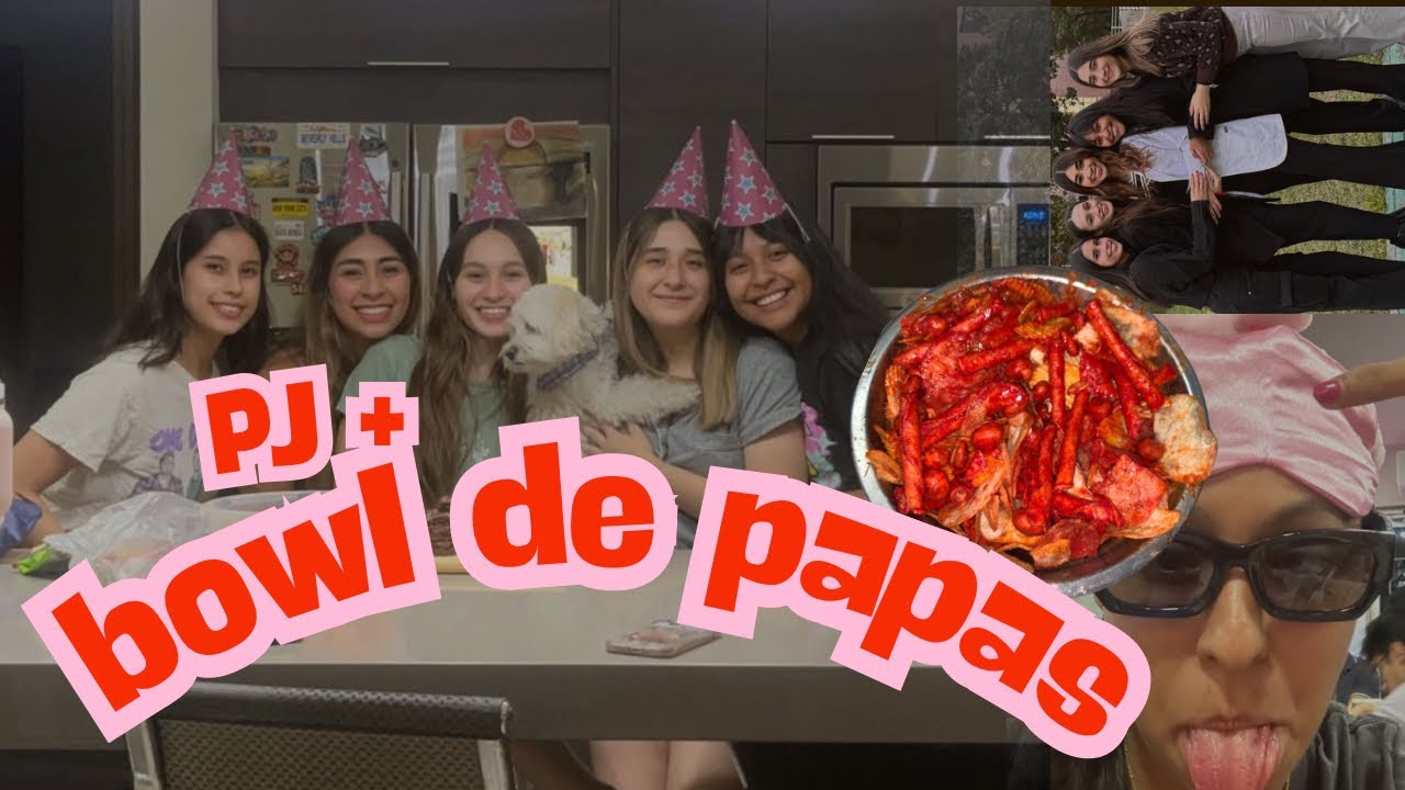 PJ + bowl GIGANTE de papitas 🤤😱 