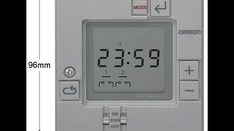 1-1-2 (實體) OMRON H5L TIME SWITCH 計時器 調整  歐姆龍  夏季  18:30開燈  冬季 17:30開燈  銀行 招牌燈  設定  換季 定時器 教學 扛棒