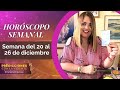 Horóscopo semanal del 21 al 26 de diciembre | Predicciones con Carmen Briceño