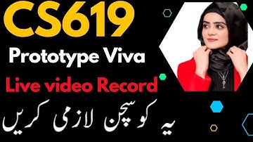 cs619 viva preparation  | cs619 prototype phase viva preparation | cs619 prototype viva