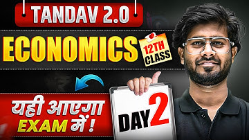 NIOS Class 12th Economics Most Important Questions with Answer | Tandav 2.0 Batch Day 2nd