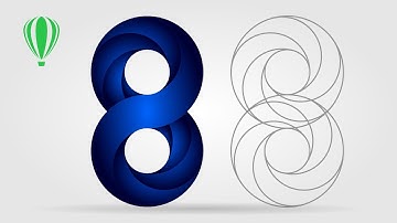 How to Create 3D Infinity Logo in CorelDraw / step by step tutorial.