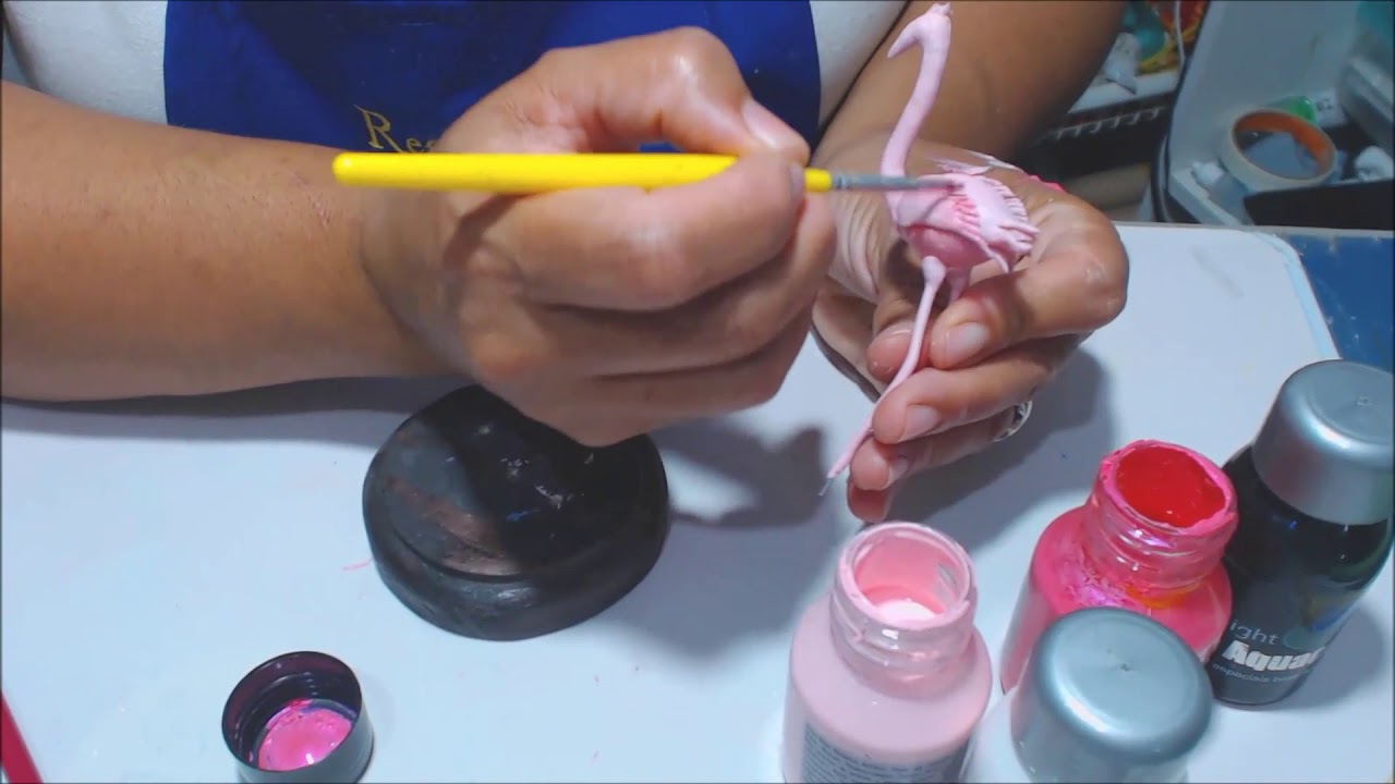 FLAMINGO - Pintura - YouTube