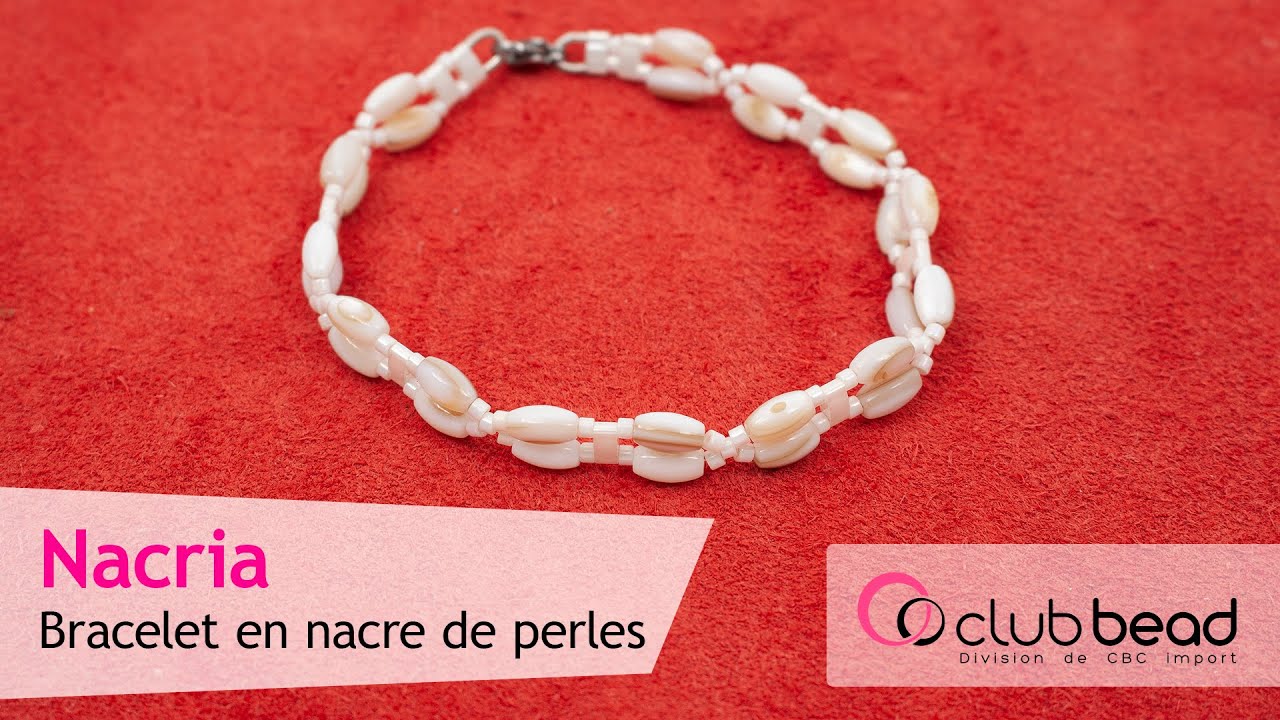 Bracelet Lucie En Perles De Rocaille, Pâte De Verre Et Nacre - Multicolore, Artisanal