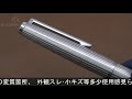 PILOT パイロット 万年筆 カスタム ホワイトストライプ 18KWG/細字