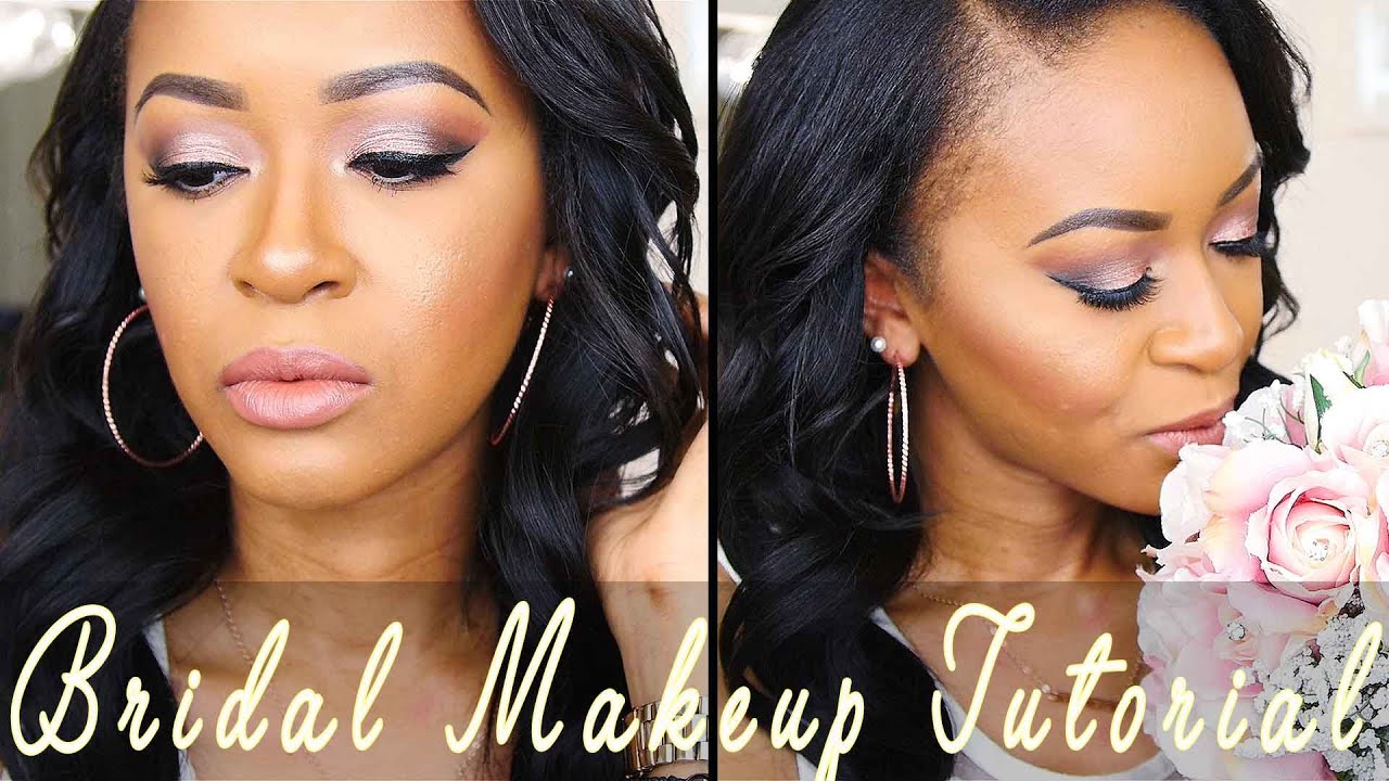 Summer Bridal Makeup Tutorial Medium Dark Skin FashionablyFayy