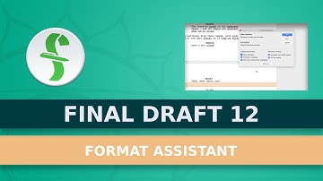 Fix Formatting Errors With Final Draft 12