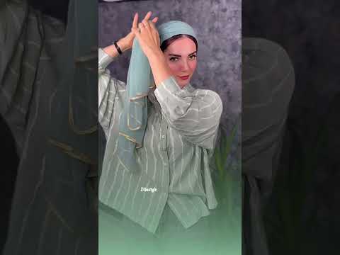 یه مدل خاص بستن شال استایل خاص استایل