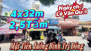 Ban nha mat tien quan binh tan,Mặt tiền đường Mã Lò #mattienquanbinhtan #mattienquantanphu