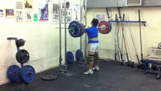 110601 167kg F Squat Double (+1kg PB) @ 75kg bwt