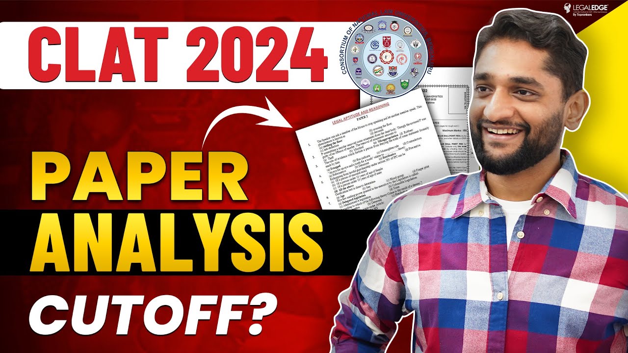 CLAT 2025 Paper Analysis CLAT Exam Question Paper Solution YouTube