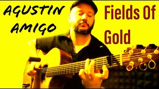 Video thumbnail of ""Fields of Gold" (Sting) - Solo Acoustic Guitar by Agustín Amigó"