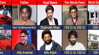 Comparison: Shahrukh Khan VS Allu Arjun | bollywood king shahrukh khan vs tollywood allu arjun