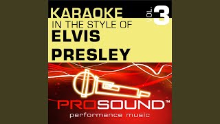 Video thumbnail of "ProSound Karaoke Band - Return To Sender (Karaoke Instrumental Track) (In the style of Elvis Presley)"