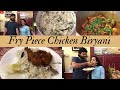 Lasya Talks || Fry Piece Chicken Biryani || Spicy Biryani || Tasty