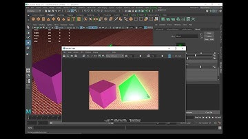 MAYA Making Objects Glow