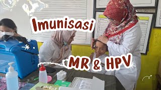 Kegiatan BIAS (Bulan Imunisasi Anak Sekolah) Suntik MR dan HPV