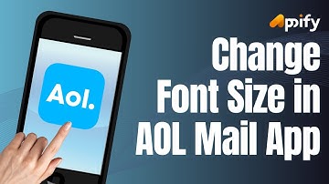How to Change Font Size in AOL Mail App (2024) | Adjust Text Size in AOL Mail