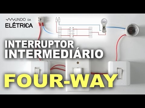 Vídeo: Qual é a diferença entre um interruptor de luz intermediário e de 2 vias?