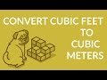 Conversion from Cubic Feet to Cubic Centimeters