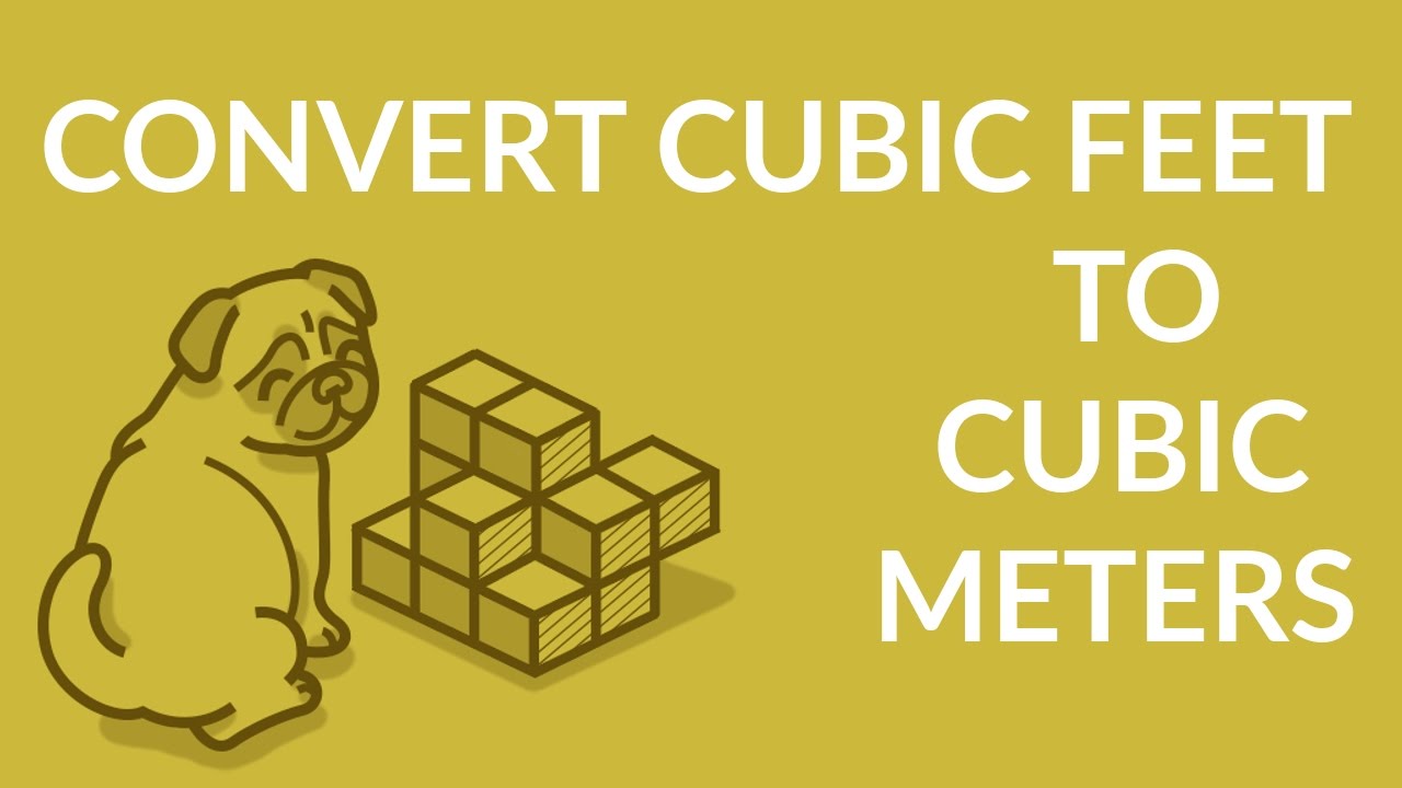  Easily Convert Cubic Feet To Cubic Meters ft 3 To Cm 3 YouTube