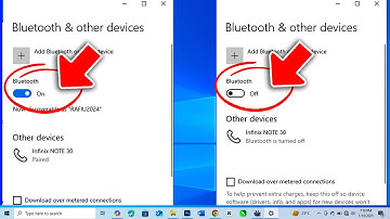 How to TURN ON/OFF Bluetooth in windows PC
