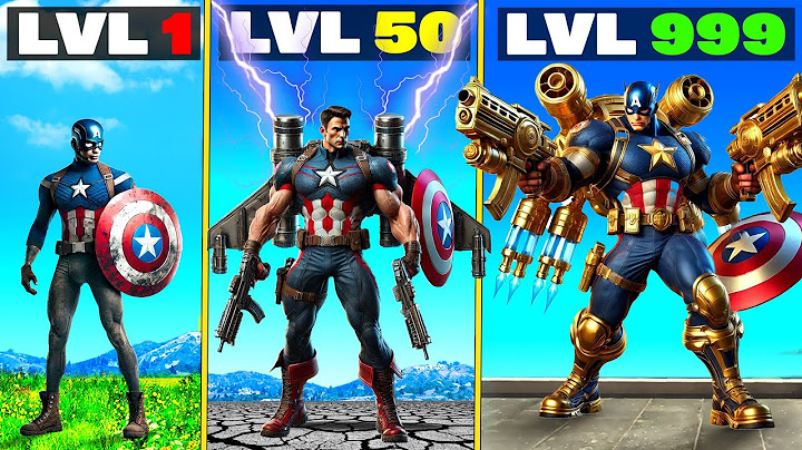 Level 1 CAPTAIN AMERICA to Level 1,000,000,000 CAPTAIN AMERICA in GTA 5