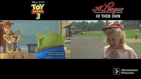 Toy Story 3 (Disney Circle 7 Animation) VS A League of Their Own | Comparative Videos