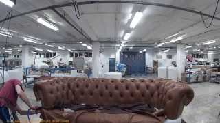 tufting a chesterfield sofa part 2