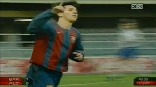 Messi Vs Alcoyano (H) Segunda B - 2004/05