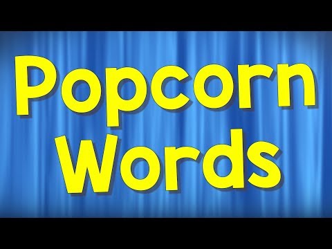 Popcorn Words | Sight Words Review Song | Jack Hartmann