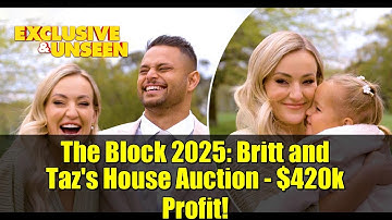 The Block 2025: Britt and Taz