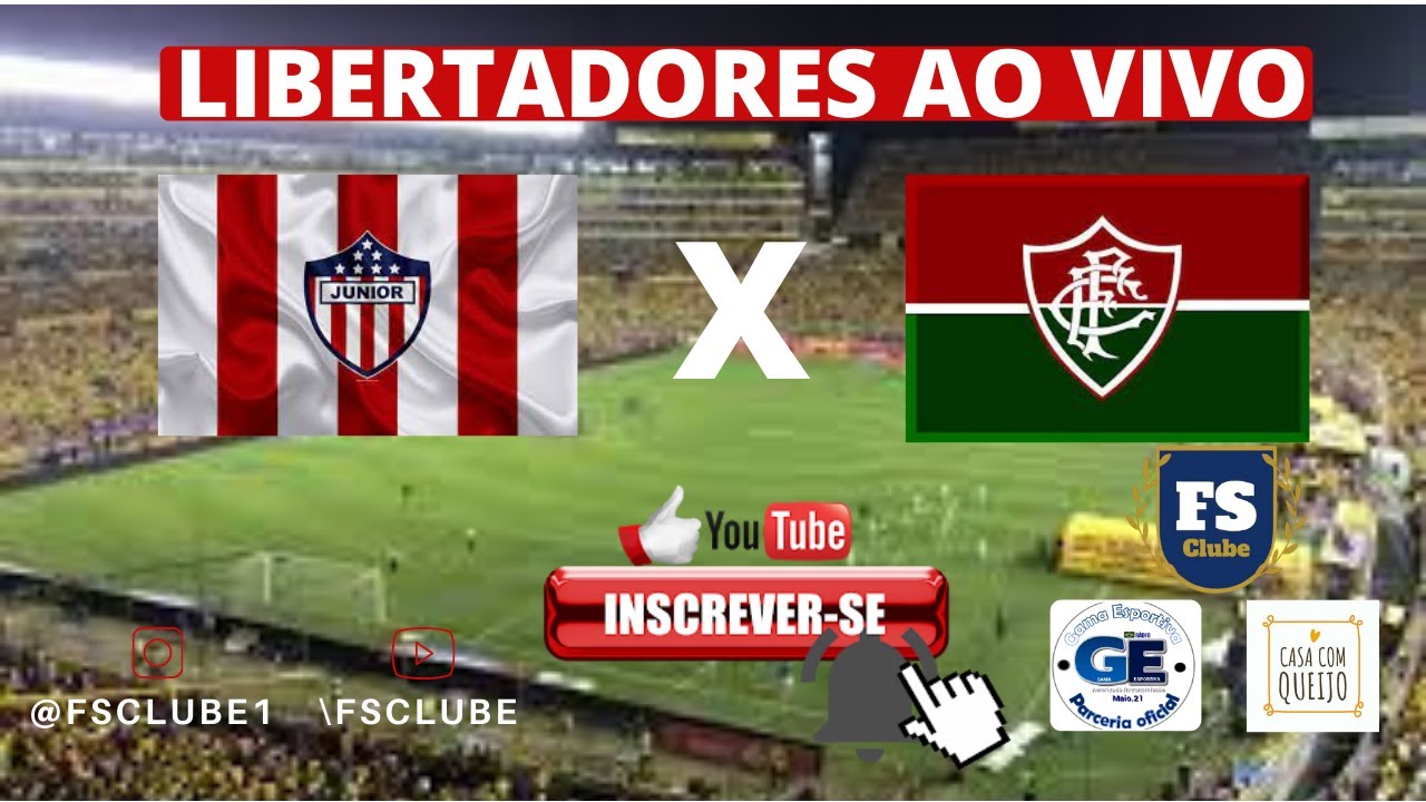 Junior x Fluminense - LIBERTADORES Ao VIVO - YouTube