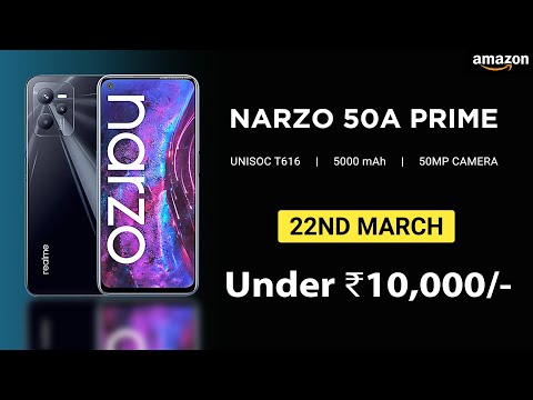 Realme Narzo 50A Prime Confirmed | ⚡ Narzo 50A Prime Specs, Price, Features, Launch Date in India