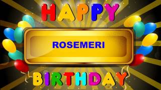 Rosemeri - Card Tarjeta_1170 - Happy Birthday