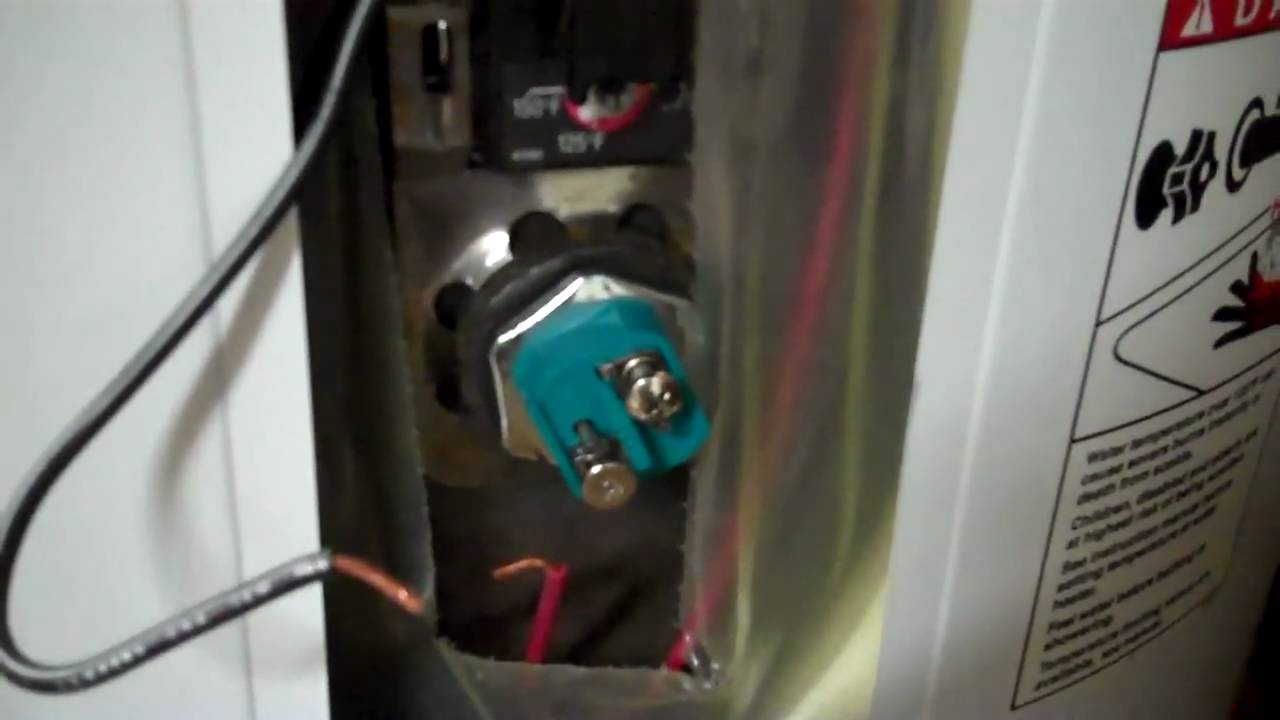 Water Heater Element Change 2010 - YouTube