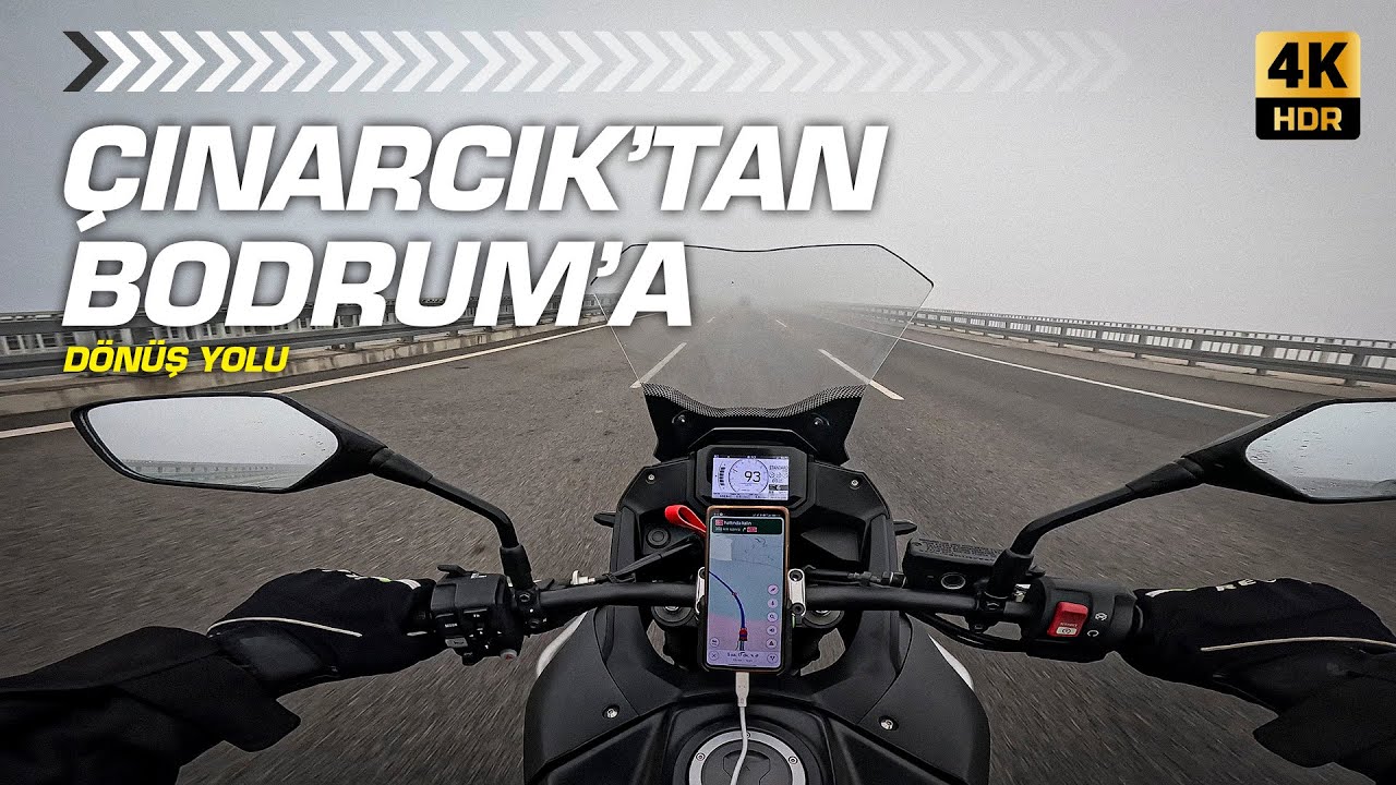 Transalp 750 ile Çınarcık’tan Bodrum’a Uzun Yol! / Aşırı Sis / Az Kalsın Düşüyordum!