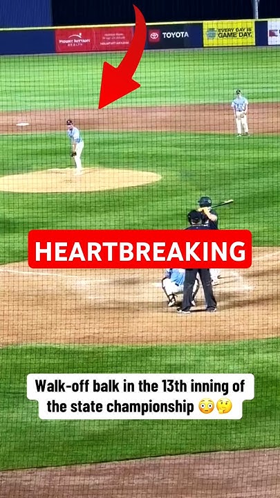 image of Terrible Way To Lose an Important Game #baseball - YouTube