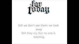 For Today - Fight the Silence lyrics NEW SONG!!!
