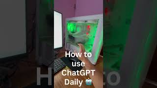 How to use ChatGPT to solve real time problems 🤖. #openai #googleai #meta #ai #claude