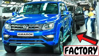 ▶️Volkswagen AMAROK🚙 Assembly line: Manufacturing truck VW Amarok - car factory➕Engine production