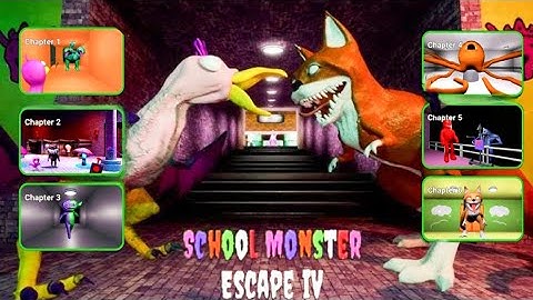 School Monster Escape 4 [Chapter 1-6] Full Gameplay Walkthrough