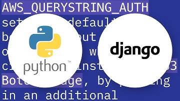 Why does S3 (using with boto and django-storages) give signed url even for public files?