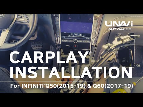 Infiniti Q50 Q60 CarPlay Install FULL video 2014 2015 2016 2017 2018~ How do i add carplay to my car