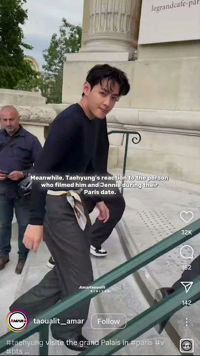 Yes! He sued the person by giving a thumbs up😔☝🏻#taennie #vnnie #taehyung #jennie