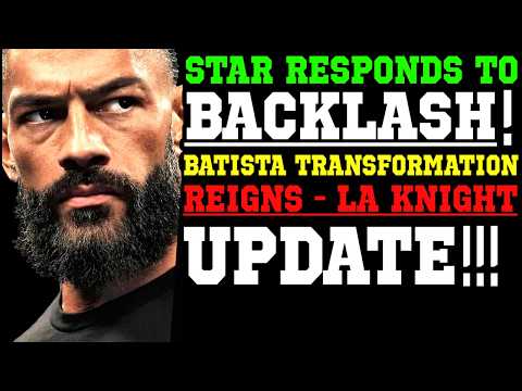 Video WWE News! Latest On Roman Reigns vs LA Knight! CM Punk Mention On AEW Dynamite! Star On Fan Backlash