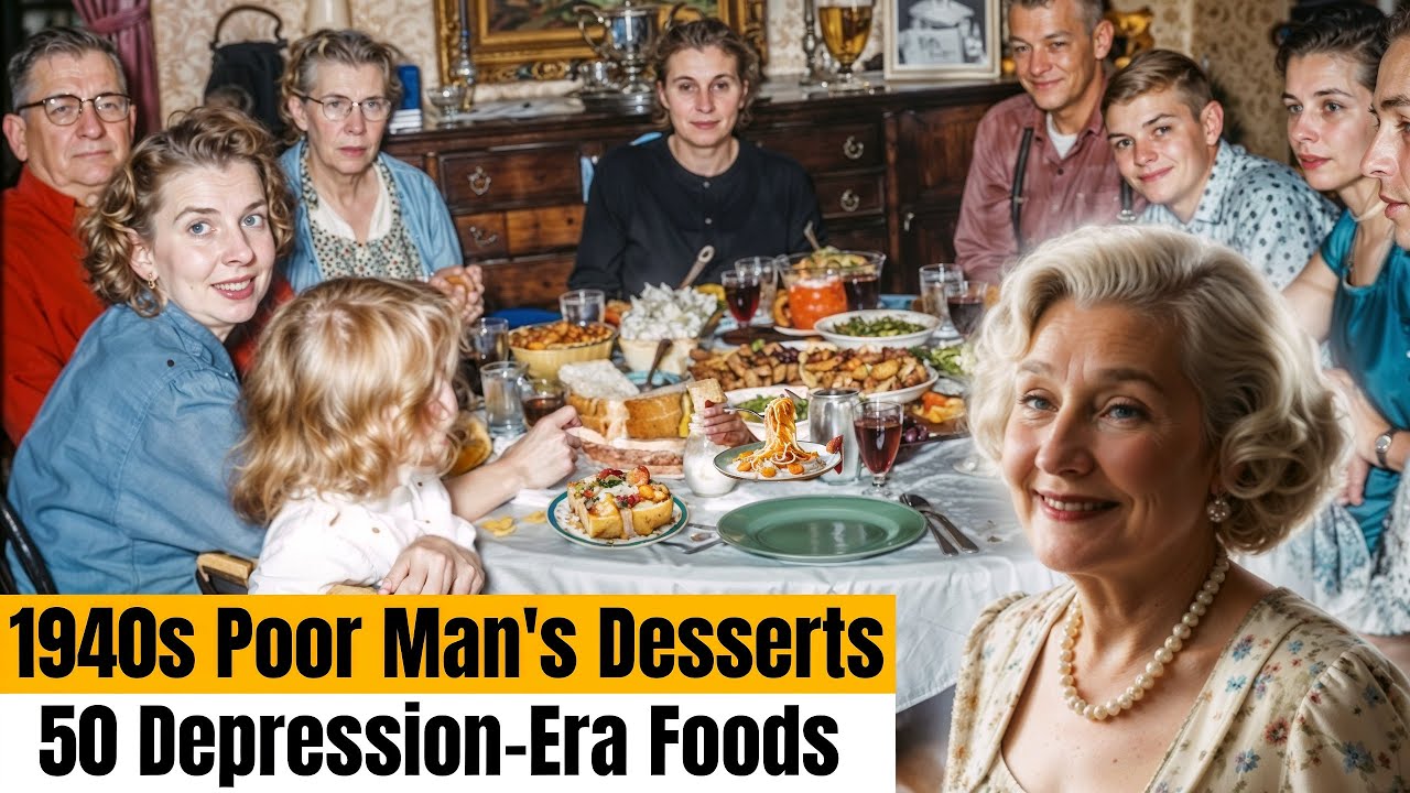 1940s Poor Man's Desserts Depression-Era Food Recipes !