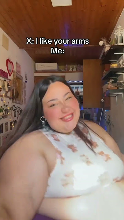 Plus Size Power: Celebrating BBW Beauty with Big Arms! 💖✨ #ssbbw #plussize #shortvideo